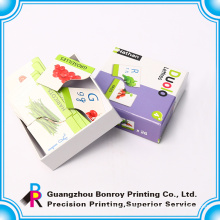 Children English learning cards with gift Box